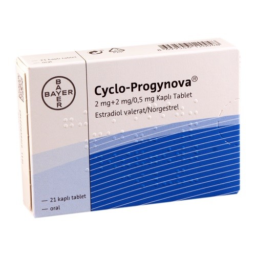 Купить Цикло-прогинова (эстрадиол валерат+норгестрел) 2 мг + 2 мг/0,5 .