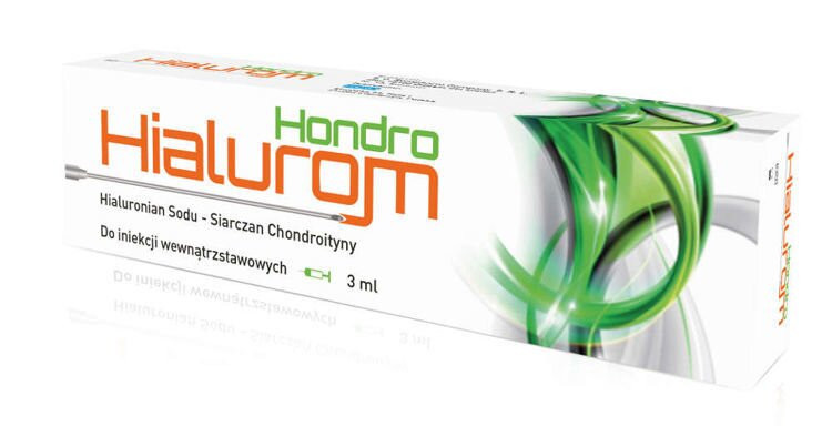 Гиалуром Хондро (Hialurom Hondro)  60 мг / 3 мг (1 шприц)